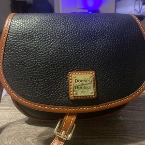 Black Pebble Leather crossbody